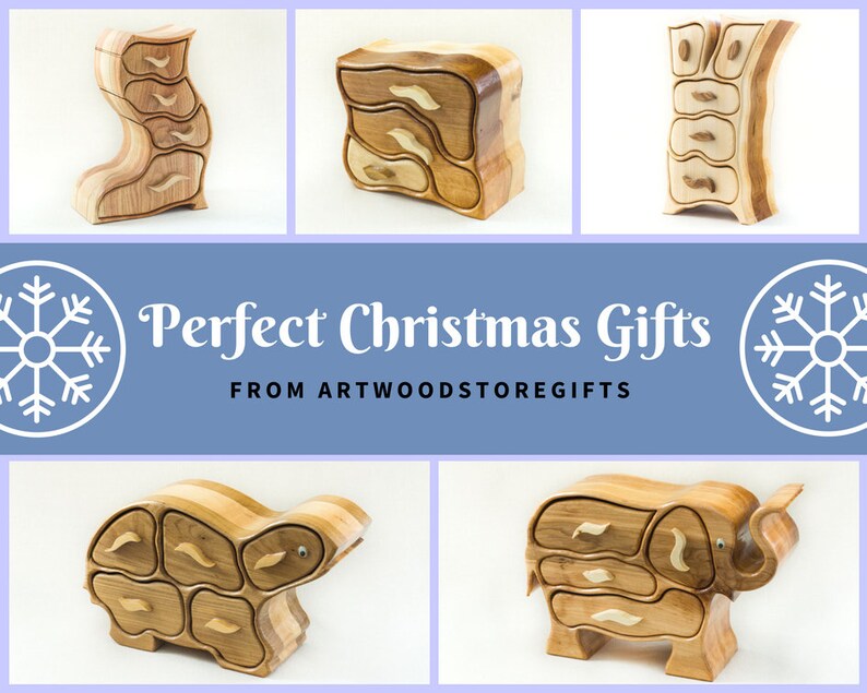 Rustic wedding gift Christmas gift for women Necklace storage wood box Bandsaw large jewelry box Birthday boyfriend gift Trinket box