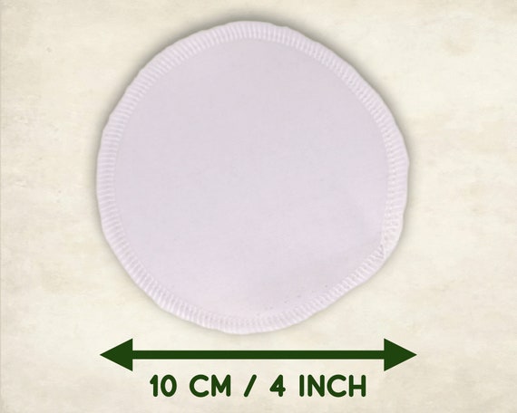 Organic Breast Pads 10pcs Reusable Nursing Pads Washable+ Wet Bag