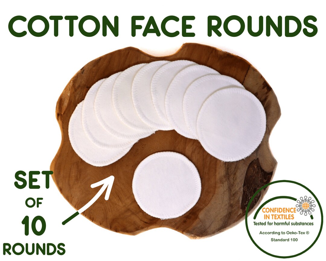 Reusable Cotton Rounds Zero Waste Makeup Remover Pads Sustainable