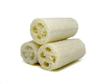 2 Pieces Loofah organic natural sponge gourd - Luffa vegetable body scrub - Sustainable bathroom - Zero Waste Kitchen - Eco-friendly gift