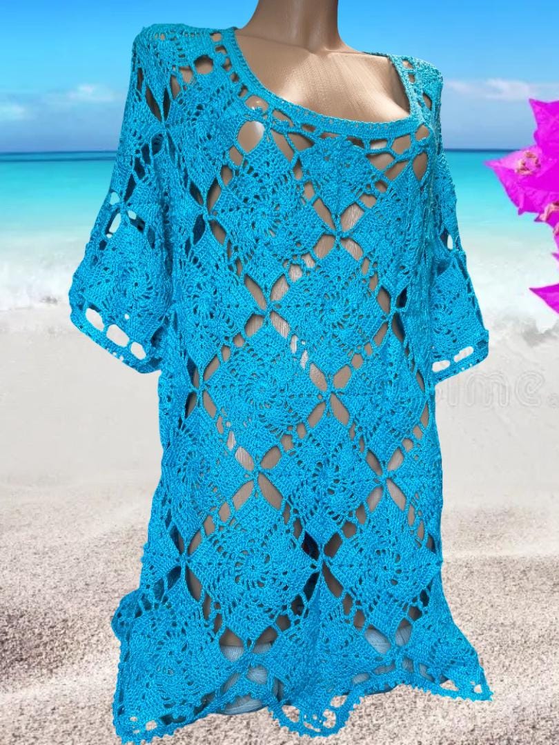 Vestido Granny Square Patrones De Ganchillo Para Camisones Patrón