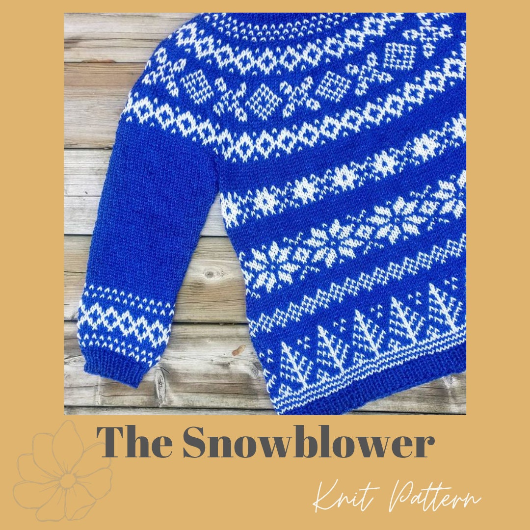 The Snowblower Knit Pattern Etsy