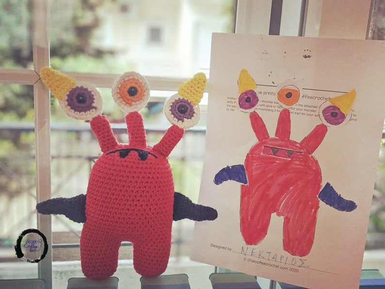 Create Your Own Monster Crochet Monster Stuffed Crochet Etsy
