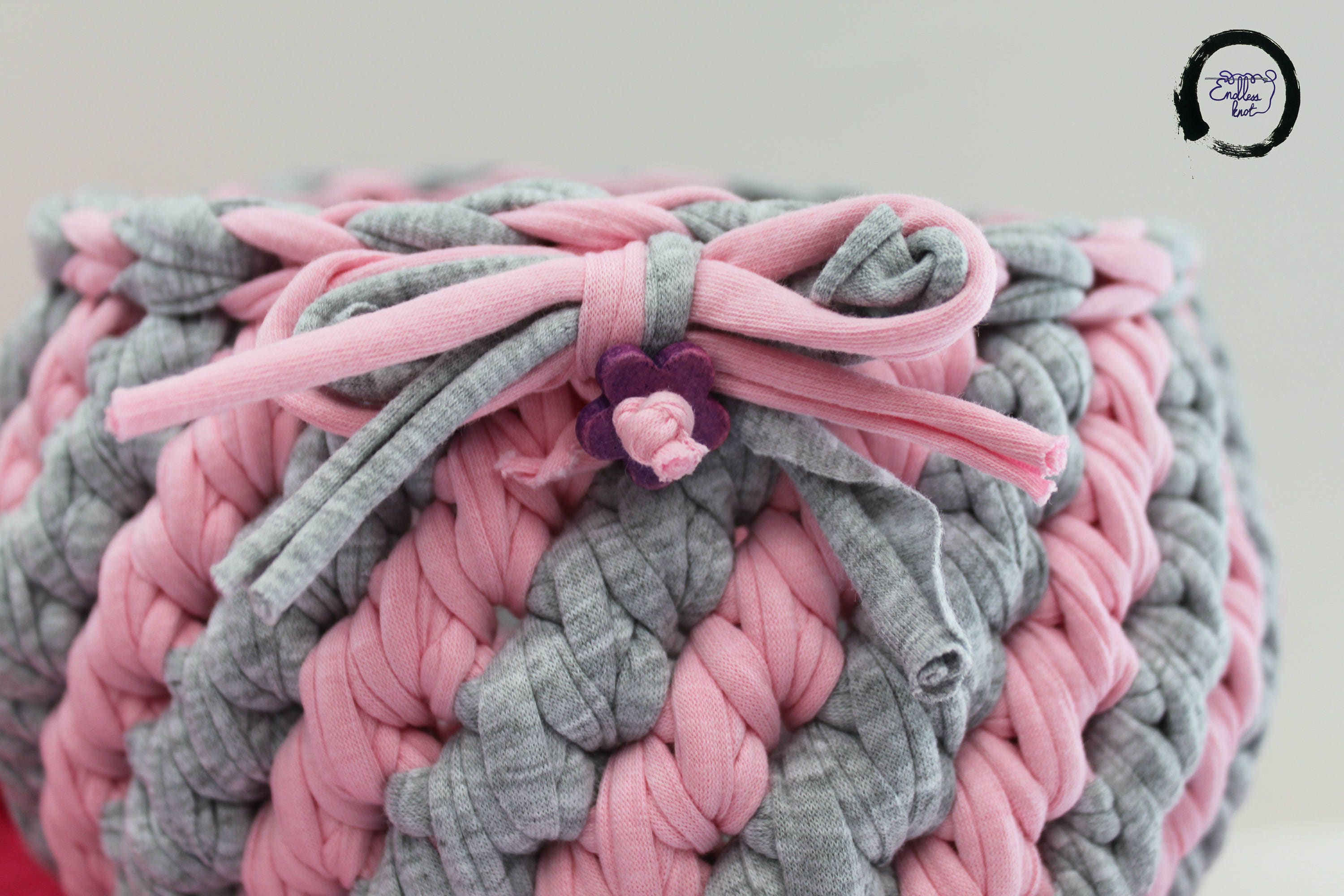 Nursery Storage Baskets Baby Pink and Grey Nursery Decor Etsy