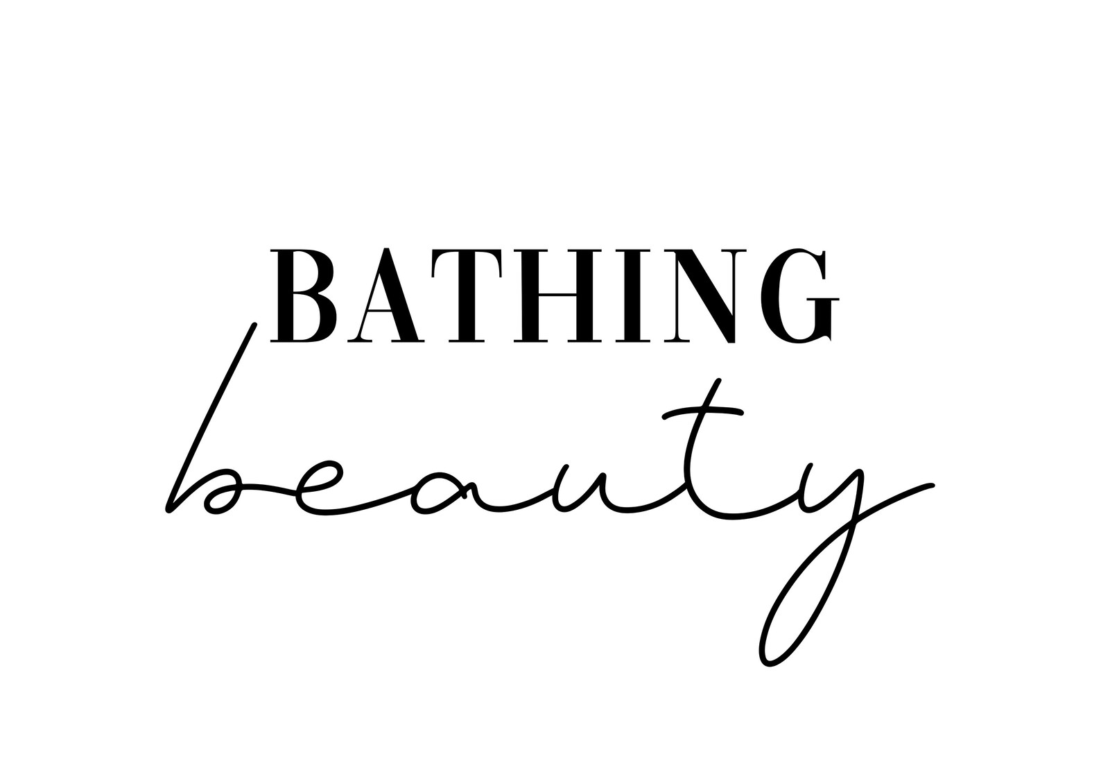 Bathing Beauty Art Print Bathroom Print A6 5x7 A5 8x10 Etsy UK