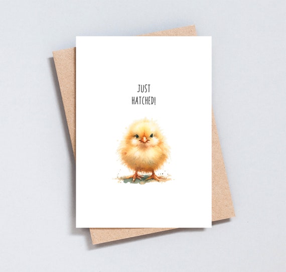 Just Hatched Greeting Card Just Hatched Greeting Card
