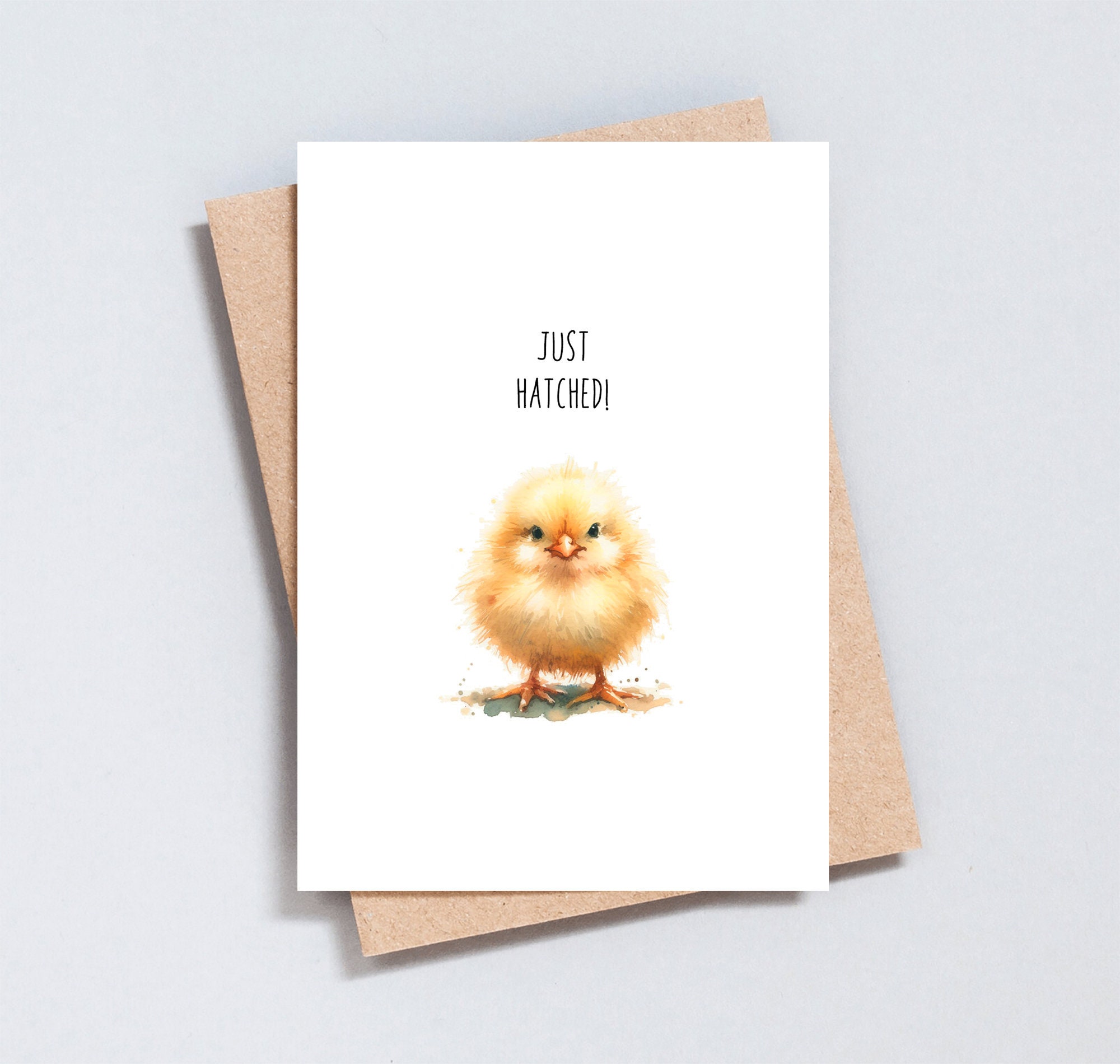 Just Hatched Greeting Card Just Hatched Greeting Card