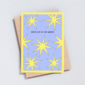 Cosmic Greeting Card: Space Theme - Birthday, Thank You, Friendship - GC449