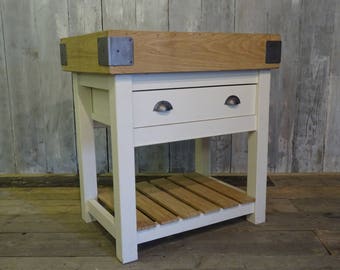 butcher block island etsy