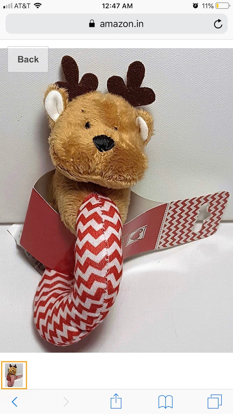 Christmas beanie baby beanie
