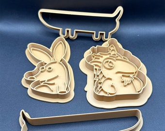 Bluey cookie stamp and cutter set