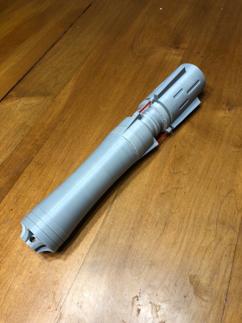 Satele Shan Light Saber Dueling Hilt Cosplay Etsy