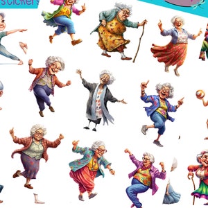 Funny Grandma that can be used for scrapbooking, crafting, junk journals, planners, decals, and so many more things.