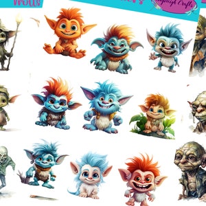 Stickers fantômes, goules, gobelins, Halloween qui peuvent être utilisés pour le scrapbooking, l'artisanat, les journaux indésirables, les agendas, les décalcomanies et bien d'autres choses.