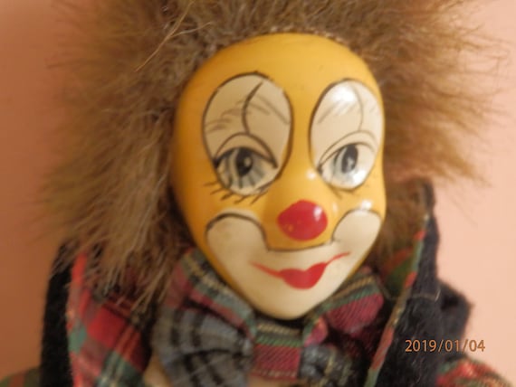 bean bag porcelain clowns