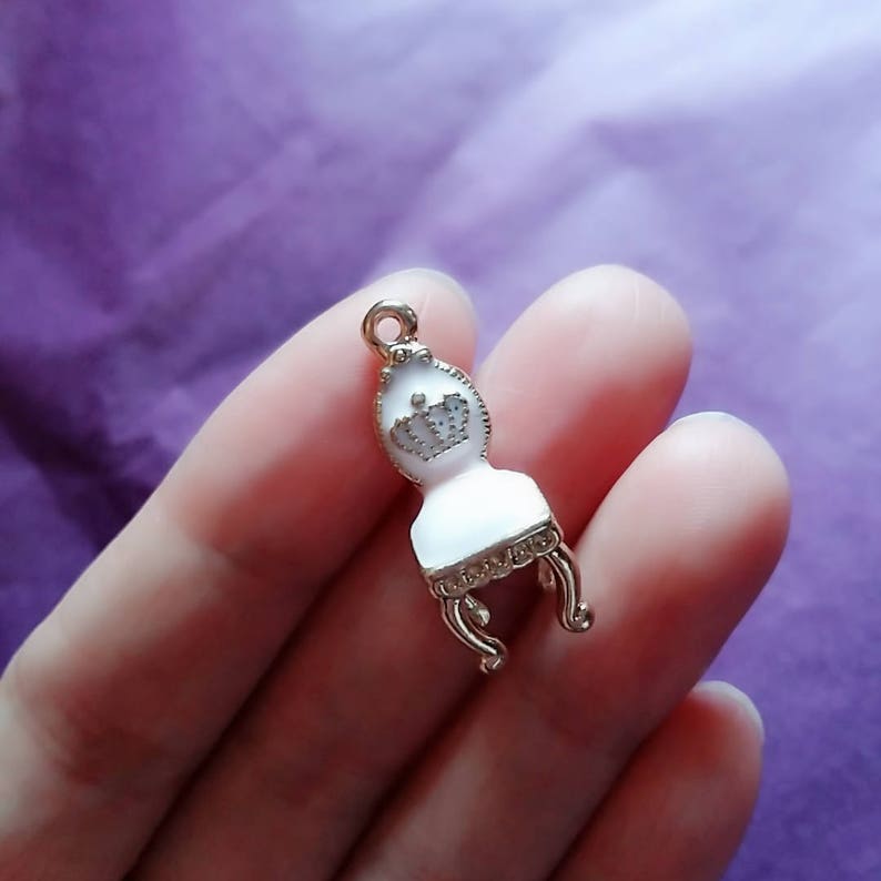 Enamel Chair Charms Earring Pendant Bracelet Charm Etsy UK