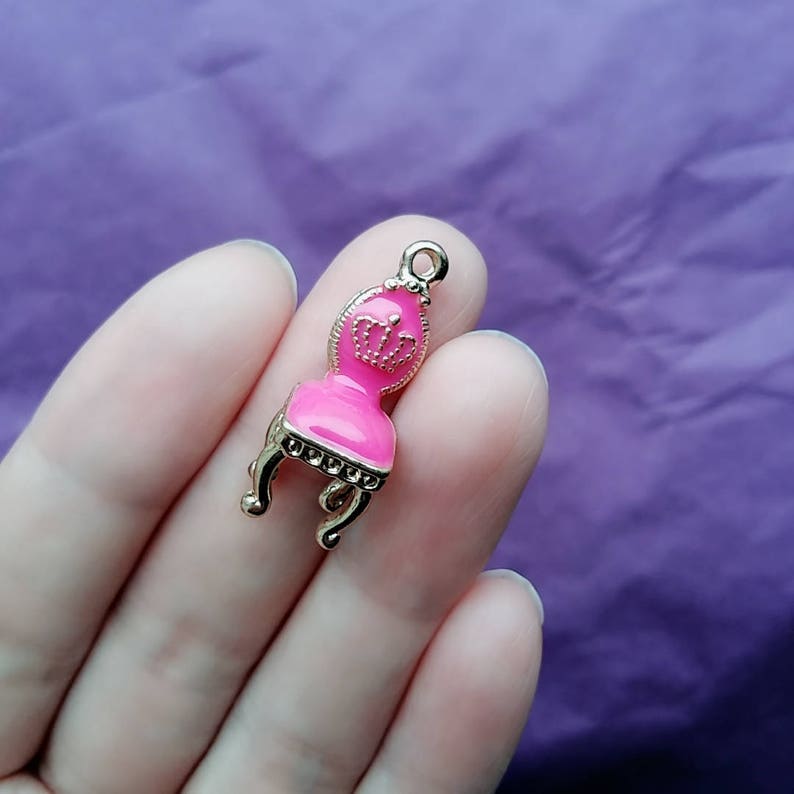 Enamel Chair Charms Earring Pendant Bracelet Charm Etsy UK