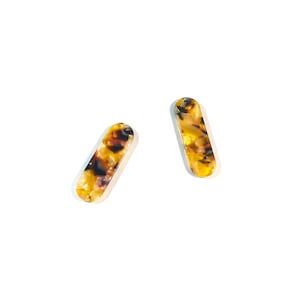 Acetate Tortoiseshell Earring Charms, Tortoiseshell Necklace Pendants, Charms for Jewellery Making, Jewellery Supply Store, 2 Pieces