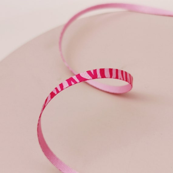 Pink Animal Print Ribbon, Hot Pink Ribbon, Thin Satin Ribbon, Luxury Gift  Wrapping Ribbon, Ribbon for Hair Accessories, Trending Ribbon. -  Hong  Kong