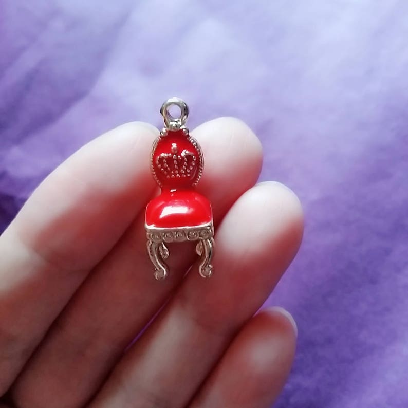 Enamel Chair Charms Earring Pendant Bracelet Charm Etsy UK