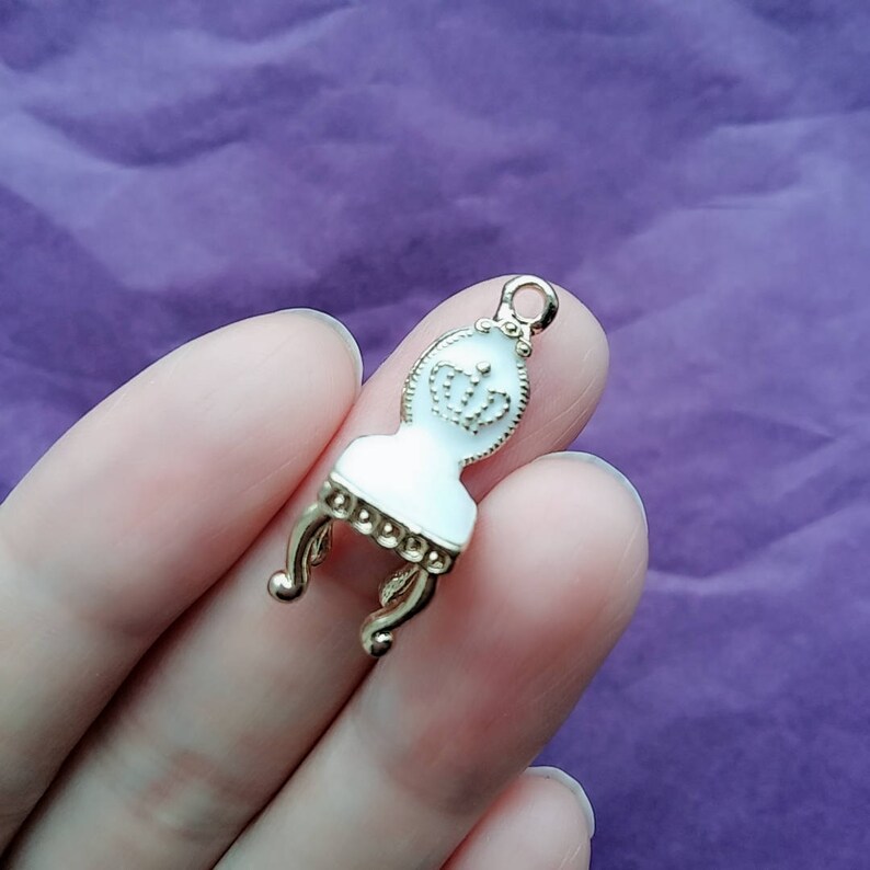 Enamel Chair Charms Earring Pendant Bracelet Charm Etsy UK