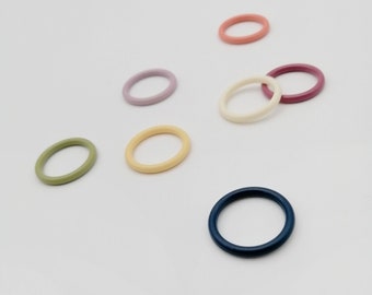 Acrylic Hoops for Earrings, Green,Blue,Pink, White, Lilac, Orange, 4pcs