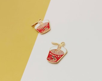 Noodles Lovers 2 in 1 Charms, Fast Food Novelty Hanger, Fast Food Charms, Pop Art Charms, Novelty Noodles Hangers, 2 Stuks