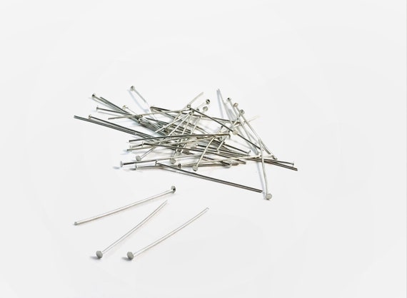 100PCS Head Pin Basic Supplie, T-pins, Head Pin 30mm by 0.6mm