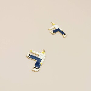 Cartoon 2 in 1 Girl Charms, Cute Girl Pendant with Flares, Little Girl Charms for Earrings Making or Necklace Making, 2 Pieces