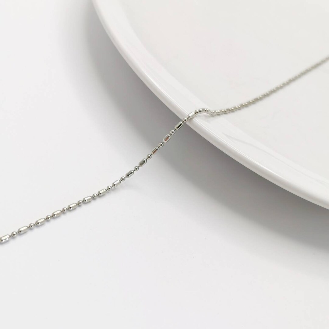 1 Metre Jewellery Making Chain White Gold Fancy Link Chain Etsy