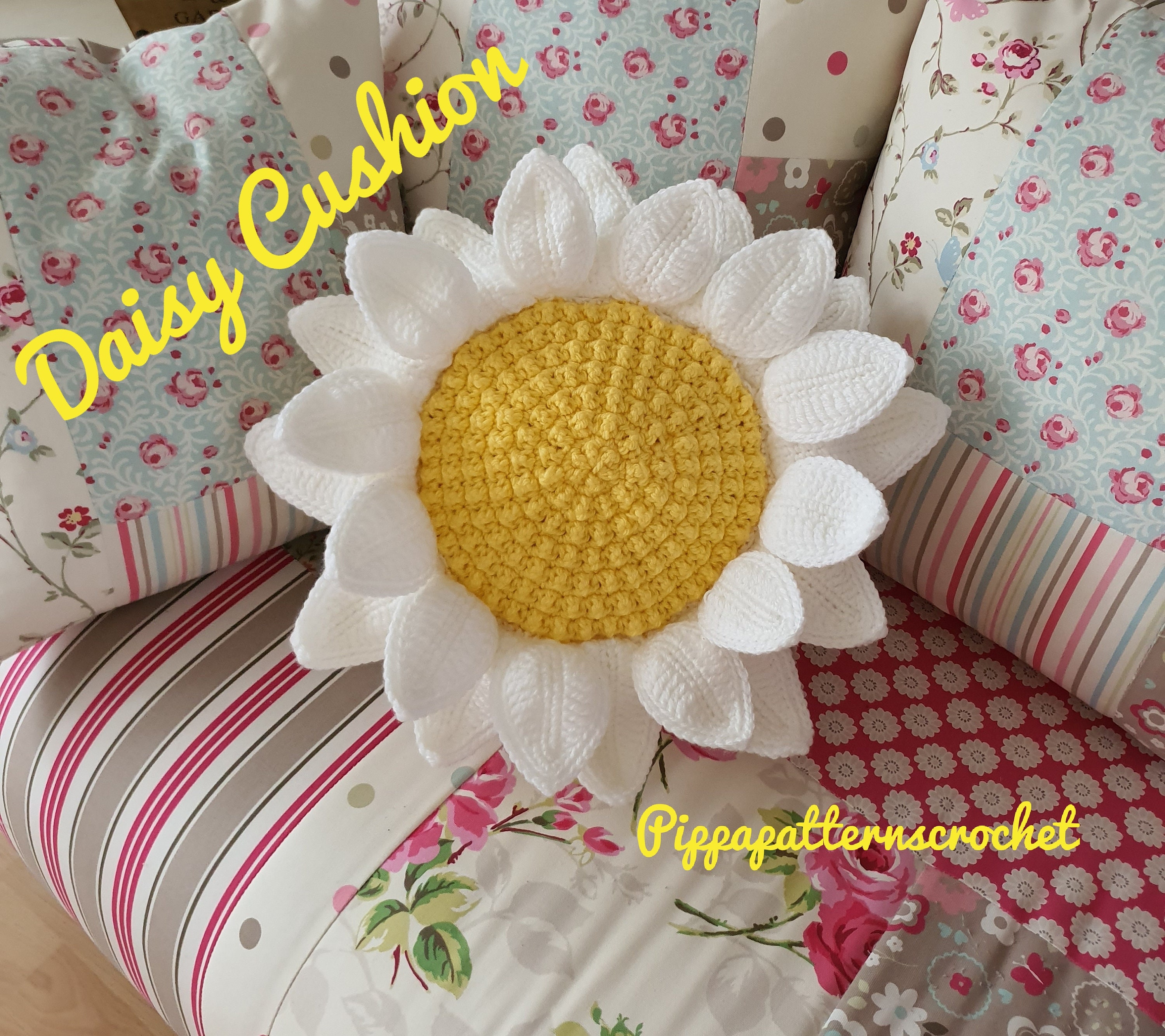 flower pillow pattern