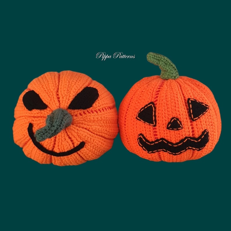 Crochet Pumpkin Pattern Pumpkin Decoration crochet photo tutorial crochet pattern image 2