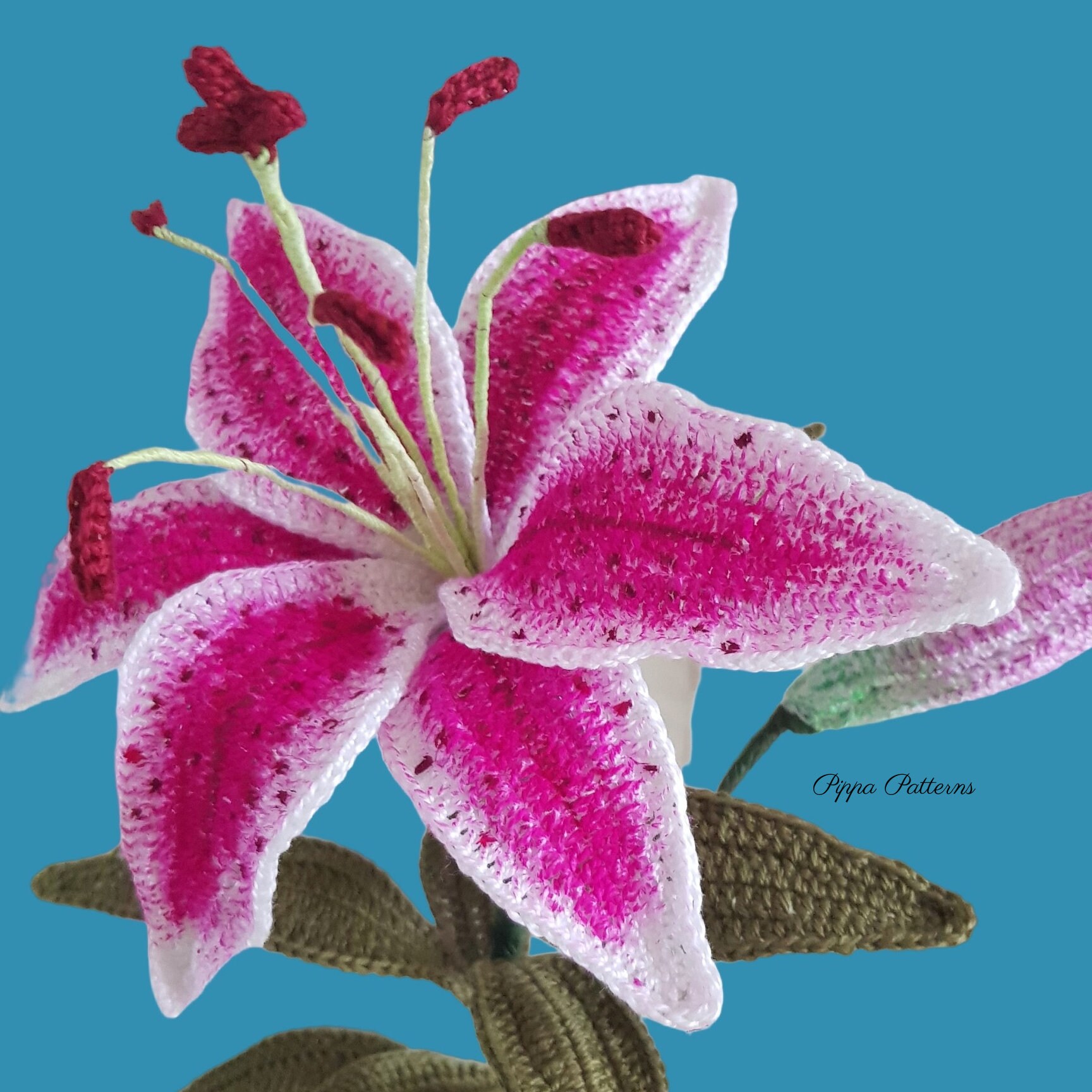 Stargazer Pattern Crochet Stargazer Lily Flower Pattern Photo Tutorial - Etsy
