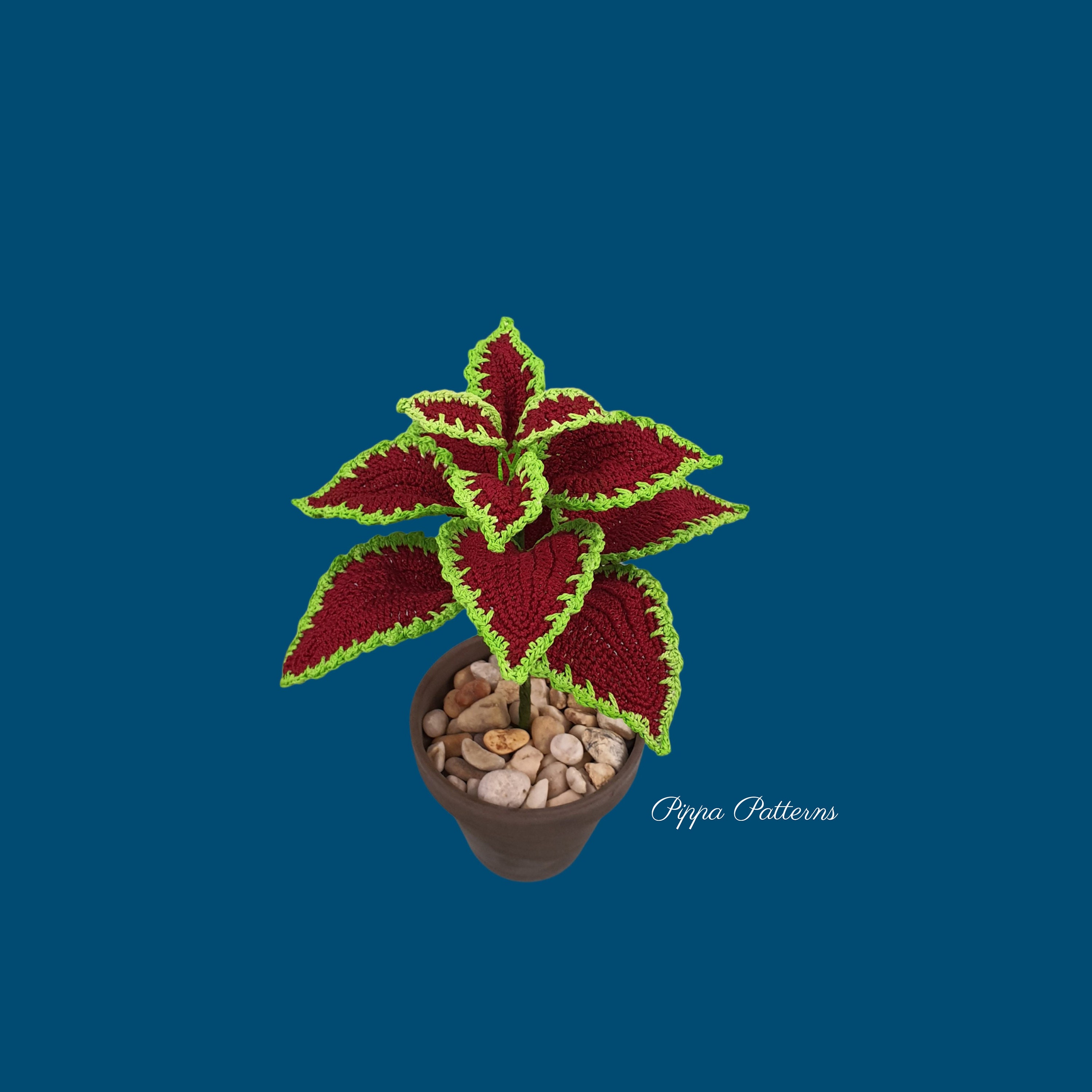 Crochet Coleus Pattern photo tutorial Crochet Coleus Plant Etsy Nederland
