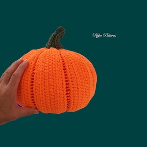 Crochet Pumpkin Pattern Pumpkin Decoration crochet photo tutorial crochet pattern image 6