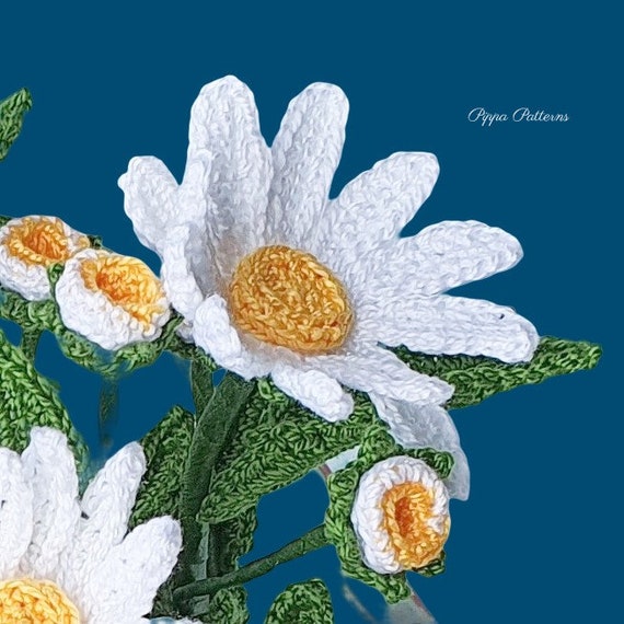 Daisy Flower Crochet PDF Pattern Downloadable -  Canada