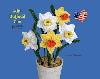 Crochet Daffodil Pattern: Photo Tutorial (PDF Pattern)