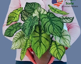 Häkelanleitung für Drachenschuppenpflanzen: Foto-Anleitung (PDF-Häkelanleitung)