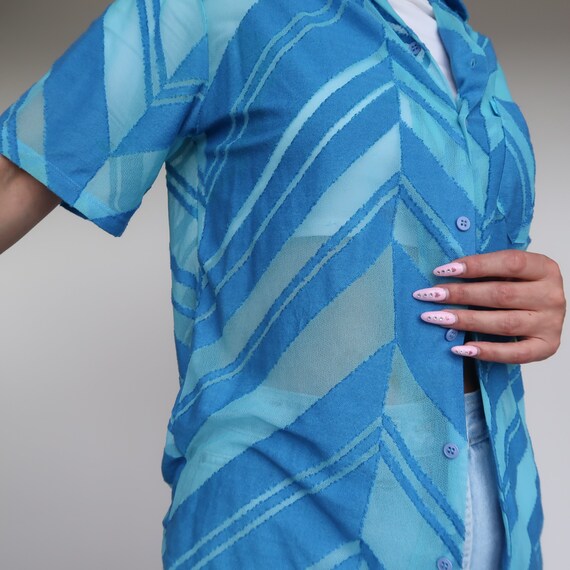 SEXXES Vintage Short Sleeved Sheer 