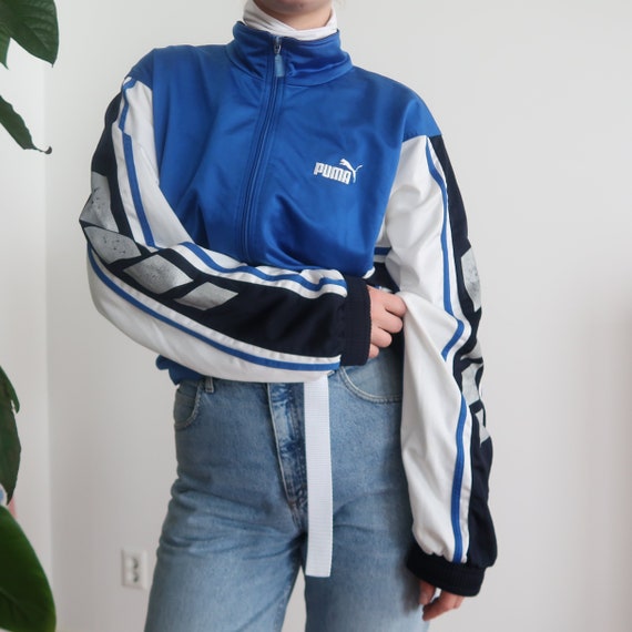light blue puma tracksuit