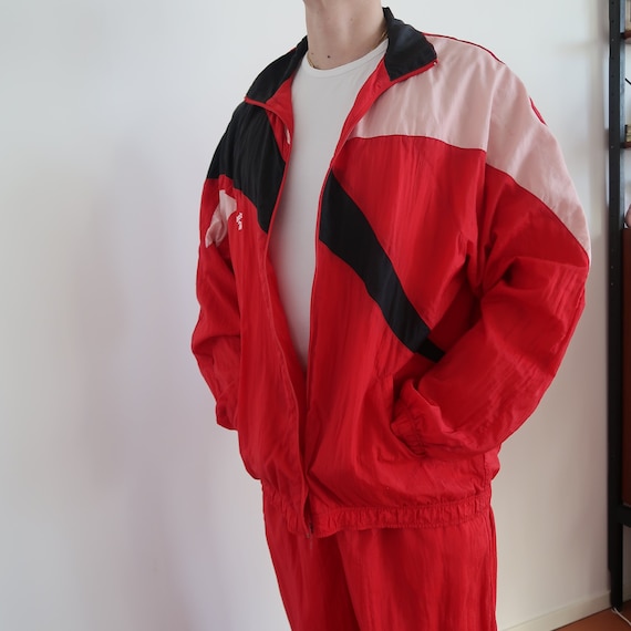Reebok nylon tracksuit 90s 00s trackpant vintage s