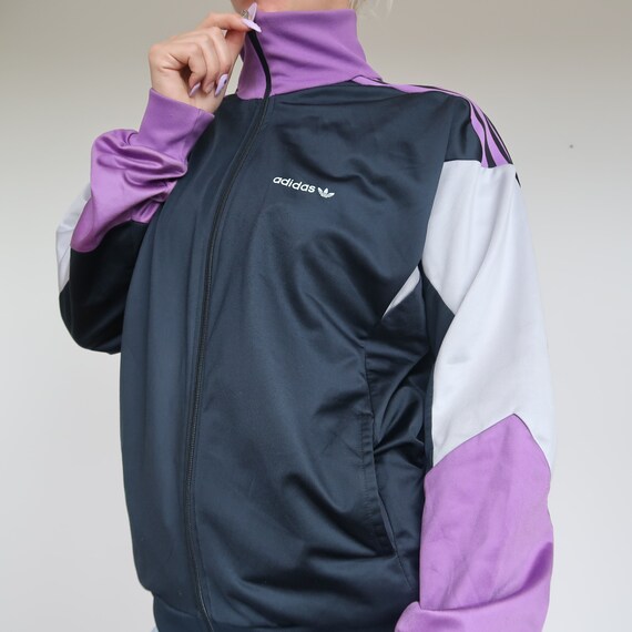 purple athletic jacket