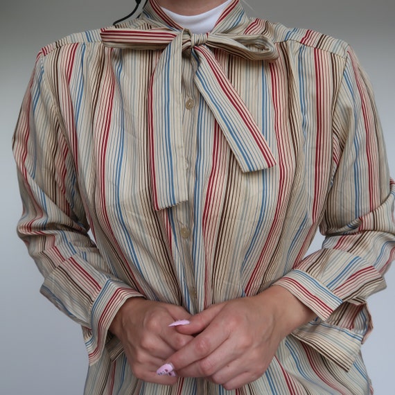 Vintage Retro Colourful Striped 80s 