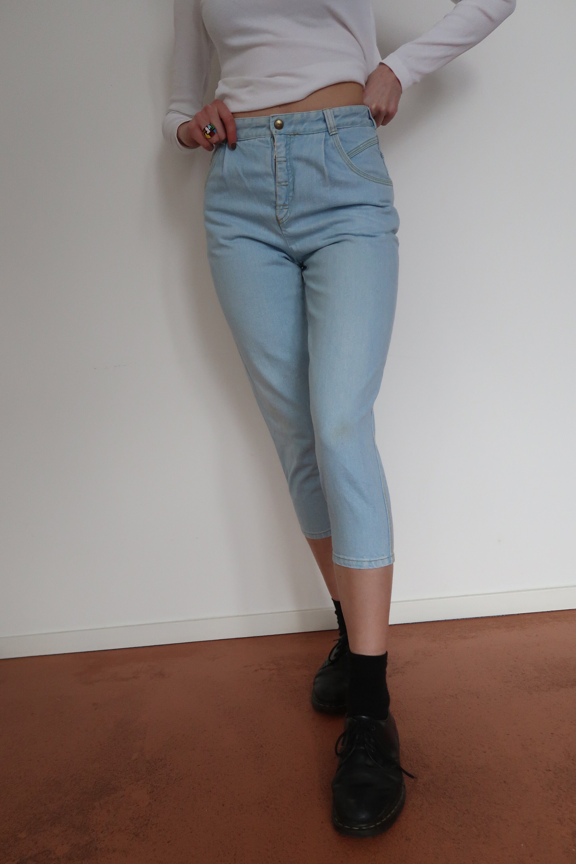 Vintage ROUNDUP High Waisted Jeans 