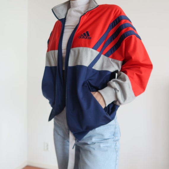 red adidas tracksuit mens