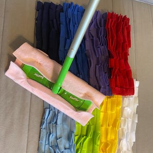 Reusable Fleece Mop Pad Refill: Fits Swiffer Sweeper and Similar Mops 11"