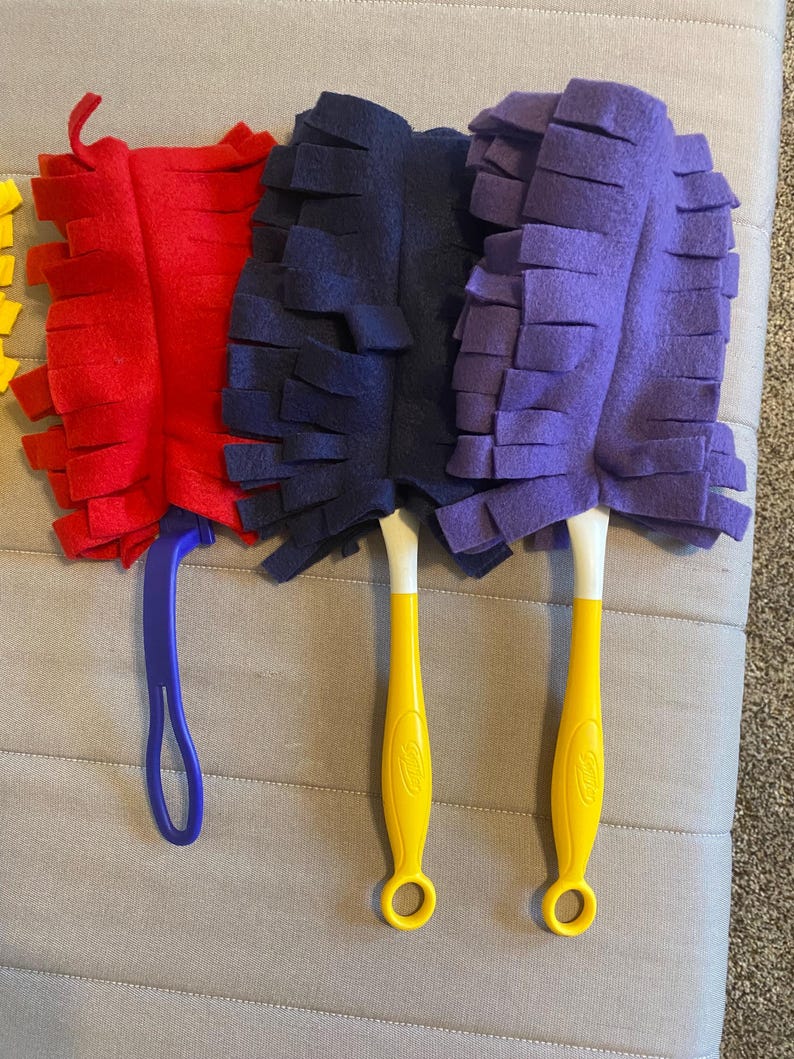 Fleece Wand Duster Refills: Reusable, Washable, Double-Sided, Fits Swiffer Wands and Generic Prong Wands image 4