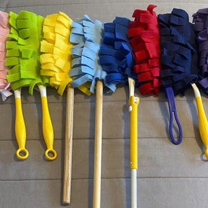 Reusable Fleece Wand Duster Refills: Double-Sided, Washable, Fits Swiffer