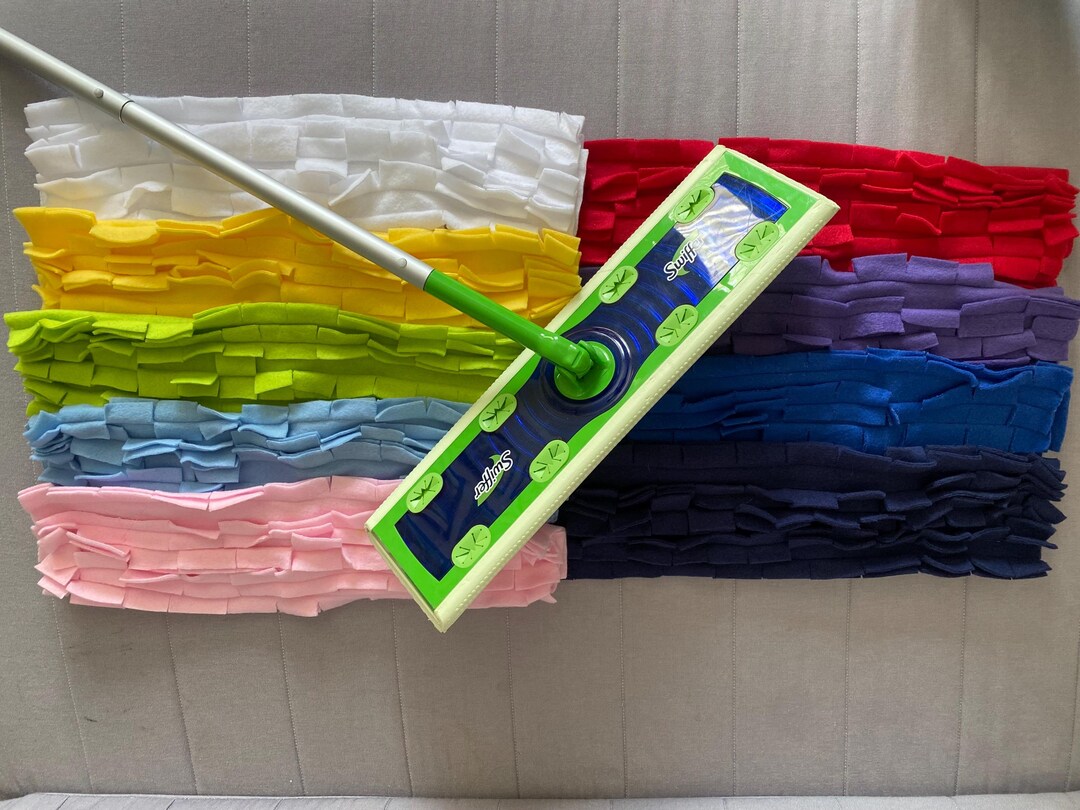 Krijuess 18 Pcs Reusable Wet Mop Pads Fit Swiffer,Reusable Mop Pads Refills Fit For - View #10