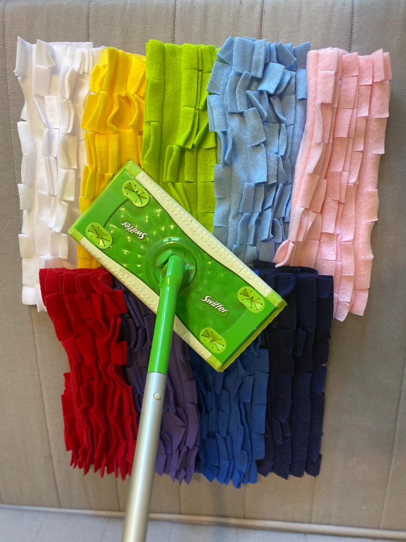 Fleece Mop Pad Refill: Reusable Dry Duster for Swiffer Sweeper 画像 2